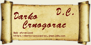 Darko Crnogorac vizit kartica